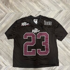 Dr Pepper Brown and Maroon Women's Jersey
